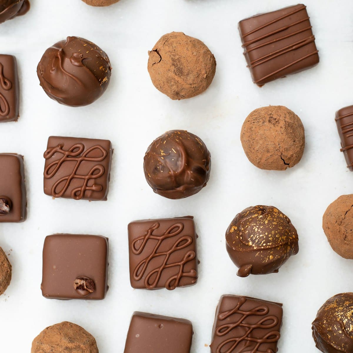 Dark Chocolate Truffle Box